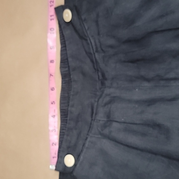 Free the Label Size S Black Linen Florence Shorts, Gently Used Condition - Picture 4 of 12